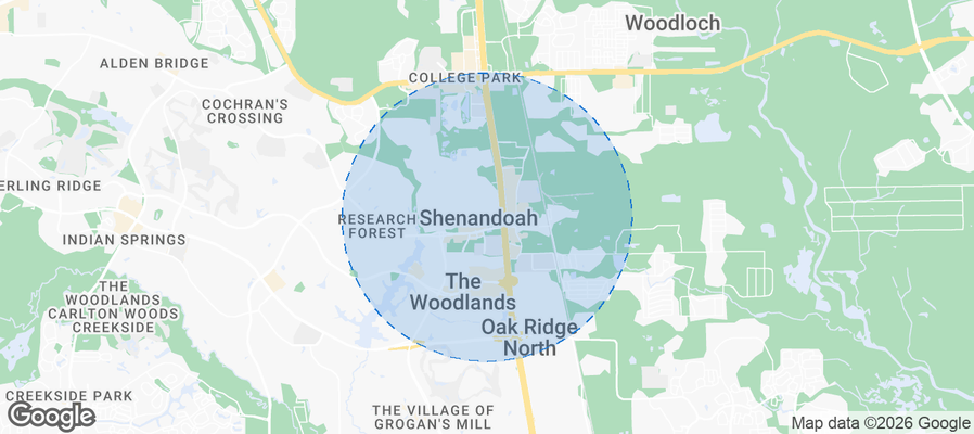 Shenandoah Airbnb map